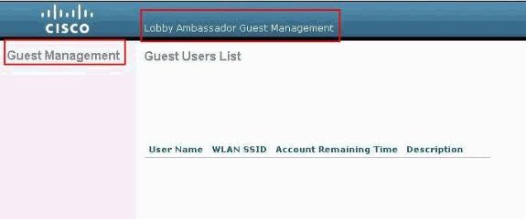 configurations correct, you are authenticated successfully into the WLC as lobby administrator.