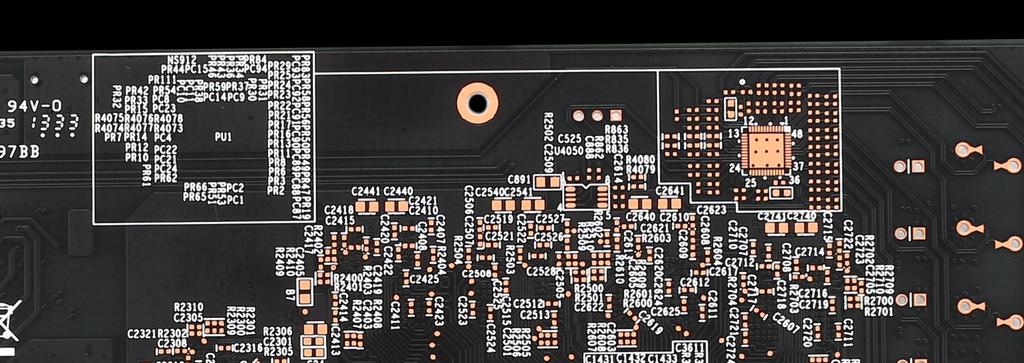 Designed for die-hard overclockers Pin identification PWM controller and components PCB printed pinout The R9 270X does not require hardware modifications