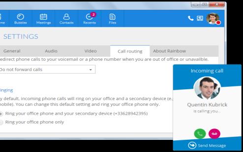 Dual ringing with any other phone number fixed or mobile A view [3.