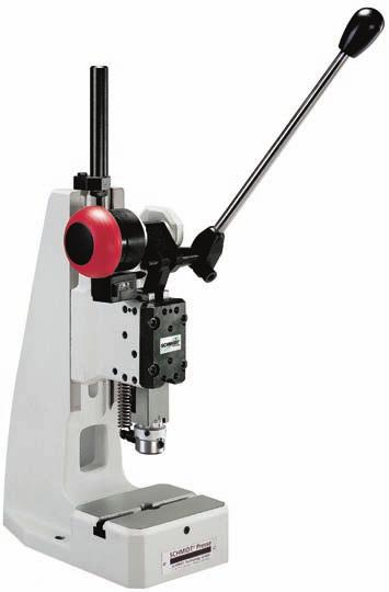 SCHMIDT Toggle Presses with Square Ram Optimum Guidance and Anti-Rotation Do you need a high force at the end of