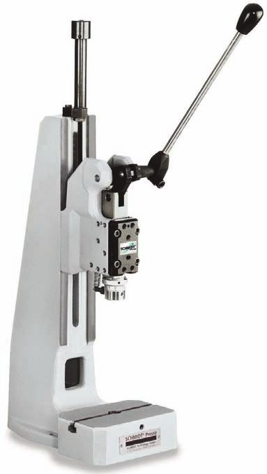Features High force at end of stroke Square ram is anti-rotational (no die sets required) Precise adjustment of the