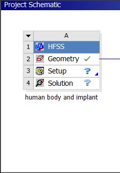 Geometry Definition The human body model and pacemaker are defined in a HFSS cell The built-in 3D modeler was used for geometry creation