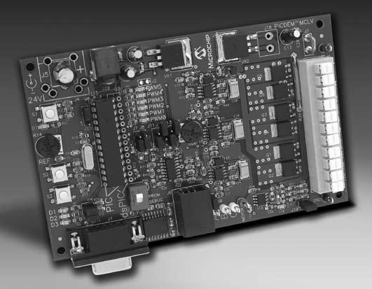 PICDEM MC LV Development Board The PICDEM MC LV Development Board is an easy, ready-touse BLDC motor control hardware platform built around the dspic30f2010, dspic30f3010 and dspic30f4012 (along with