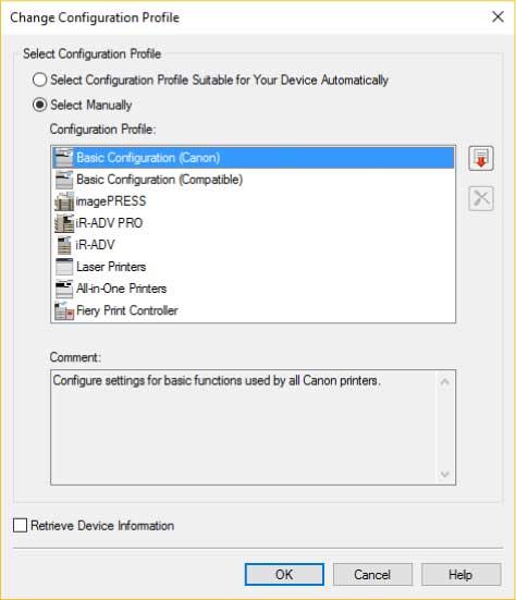 Coordinating with the Device Functions 5 6 Select the configuration profile file to import click [Open].
