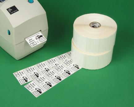 offers some moisture resistance Z-Select 2000T Paper labels for case-note and sample, sterile services Premium quality paper with excellent print quality and a permanent adhesive Thermal transfer