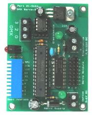 echnical DMX 8-Channel Driver Board Address DMX - Values 16 = 48 ON ON OFF Switch Number ON 1 4 5 6 7 8 9 10 Switch Position ( ON or OFF ) OFF ON Switch Value J1 56 18 64 16 8 4 1 DIP Switches (