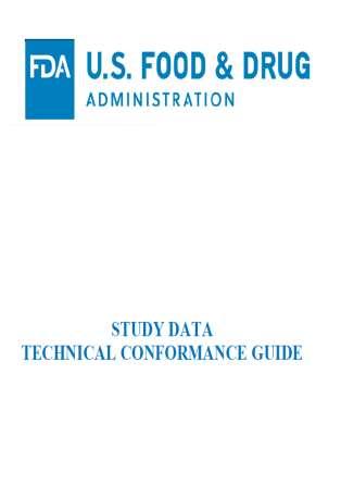 The TCG TCG provides recommendations on how to submit required standardized study data. OCTOBER 2017 Version 4.