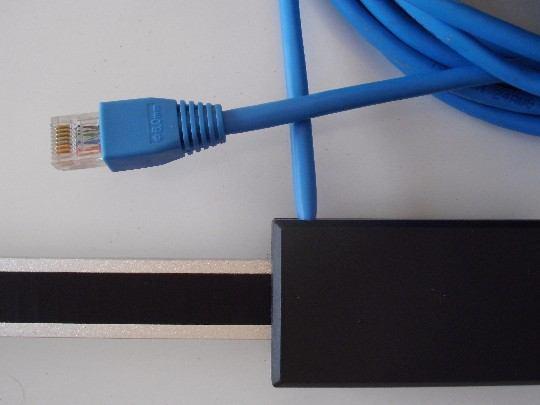 cable with a small round rasp or a