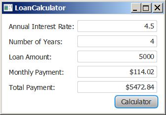 Motivations Suppose you want to write a GUI program that lets the user enter a loan amount, annual interest rate, and number of years and click the Compute Payment button to obtain the