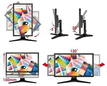 monitor application. Matt bezel can avoid reflection which is ideal for the working environment.