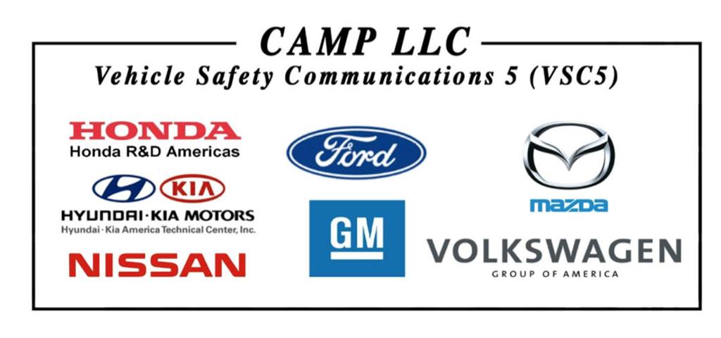 Crash Avoidance Metrics Partnership CAMP is under contract with the US DOT Design the Security Credential Management System (SCMS) Develop a working prototype