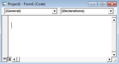 This is done by declaring the variable in the General (declaration) event procedure.