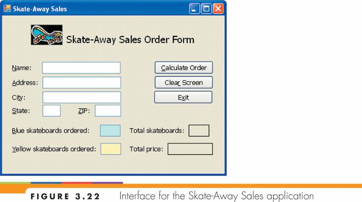 Coding the Skate-Away Sales Application