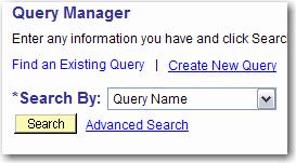 Query Manager Query Manager allows a user to run an existing query, edit an existing query, or create a new query.