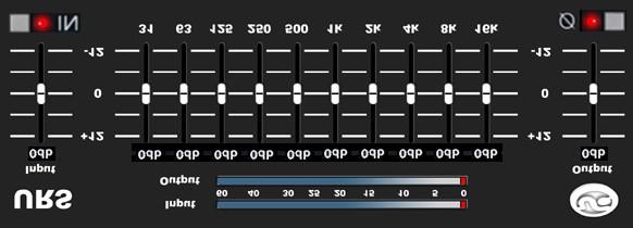 Adjusting Gain for Any Band To adjust Gain for any band: 1. Click and drag on the desired band s slider as needed to raise or lower frequency gain. 2.