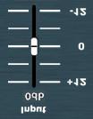 The Numeric Window is located above the slider (0db) as shown in the illustration below. Adjusting Gain for any Band To adjust filter Gain: 1.