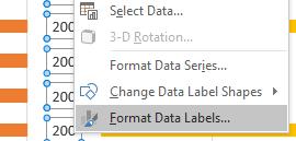 1. Double-Click on the first data series in the chart 2. Format Data Series a.
