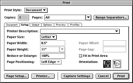MANAGING COLOR IN PAGE LAYOUT APPLICATIONS 56 TO SET PRINT OPTIONS IN QUARKXPRESS 5.X OR 4.
