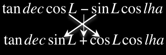 be multiplied by cos dec to get the original length of v. Equation (eq 20) represents our key result. 7.