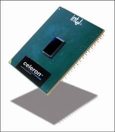 Figure 4-12 This Intel Celeron processor is housed in the PPGA form factor, which