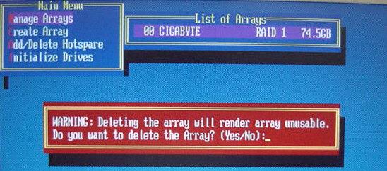 Warning message is pop-up Deleting the array will render array unusable. Do you want to delete the Array?