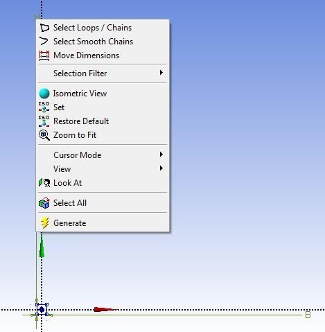 Then click on the Generate button,. move dimensions This is an optional step that will only change the way the cross-section is displayed, so you can choose to skip it.