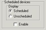 Display devices within certain dates.