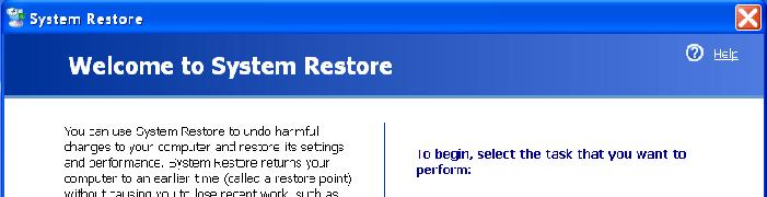 Windows XP Restore Points Set restore points Windows XP may create restore points: When an install or upgrade takes place Every 24 hours, if the computer is running Manually, at any time Restore