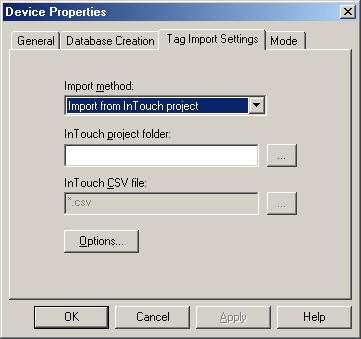 5 Import Method There are two methods that may be used to import tags.