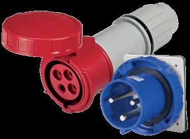 WATERTIGHT AND SPLASHPROOF PIN AND SLEEVE DEVICES IP67-100A UL LISTED E238171, E238172 UL CLASSIFIED E238170 (For approvals see page 19) 100A - WATERTIGHT - IP67 Poles & Wires Receptacle/