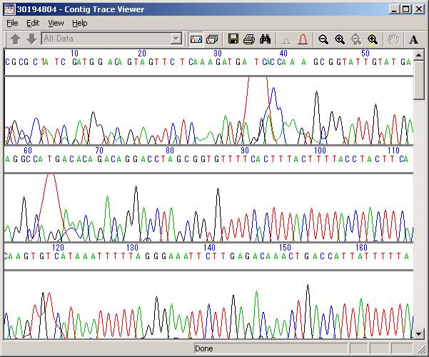 Figure 8-2-11: Confirming Data Within the Space includes those vector sequences that have been eliminated via trimming.