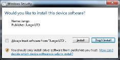 is the name of the vendor of this specific driver. Please confirm that you would like to install this driver. Figure 2.