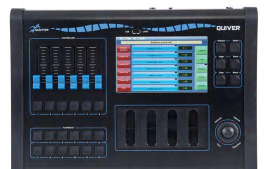 The unique touch fader section was designed in order to allow simultaneous and immediate manual