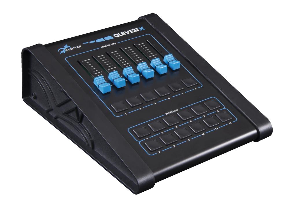 The Expand is equipped with six faders, six button flash keys, 12 TECHNICAL SPECIFICATION Controls 6 configurable slider as playback, master group 6