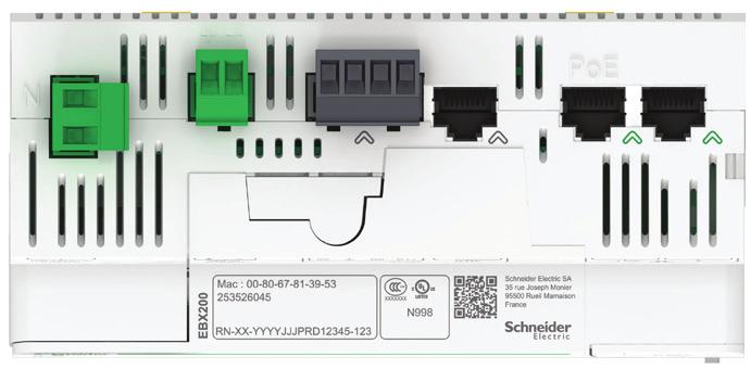 Data processing and display Once received by the server, the data is ready to be processed and displayed as web pages through web services provided by Schneider Electric, such as StruxureWare Energy