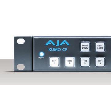 Once connected to KUMO using a web browser, you can configure the full TCP/IP settings, select and name KUMO routers, name sources and destinations, and perform all operational functions.