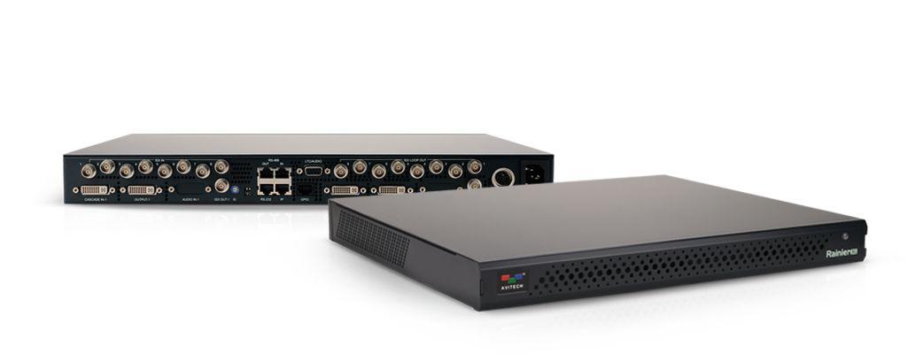 Rainier 3G Compact 1RU modular card-based multiviewer incorporates with 8 auto-sensing SDI (3G/HD/SD) / CVBS (NTSC/PAL) inputs and 8 SDI (3G/HD/SD) loop outs, along with 2 DVI-I inputs for cascading