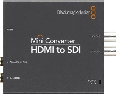 HD video signal converter Blackmagic Design Digital Forecast SDI to HDMI Convert