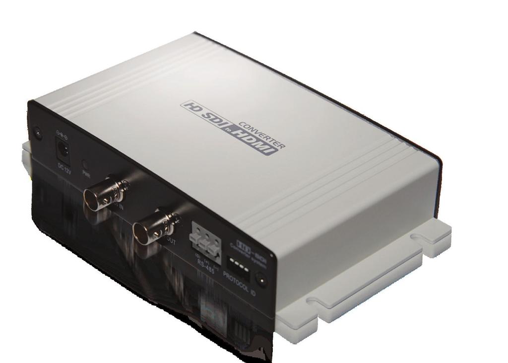HD MULTIPLEXER & CONVERTER HDMC-01 Control Signal Multiplexer HDMC-01 helps to send Pan-Tilt-Zoom Camera control signal with in HD-SDI video signal coaxial cable.
