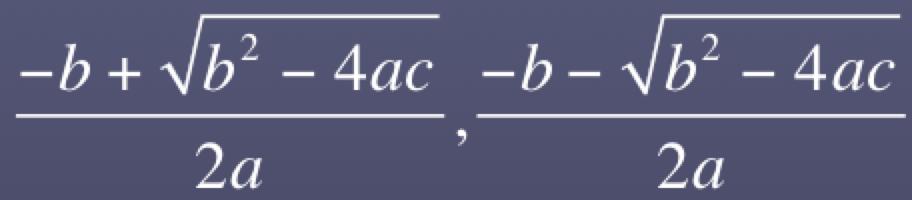 Ray-sphere intersection Quadratic equation