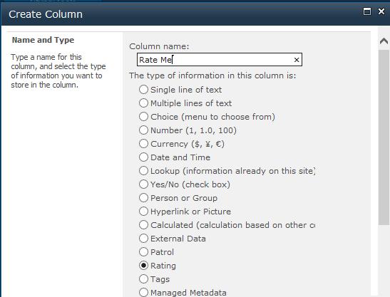 Administration Guide The KWizCom SharePoint Rating Solution is a custom field type, packaged as a site collection feature.