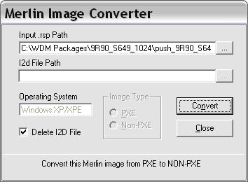 194 Appendix G Procedures Step 1: Prepare an Image to be Autogenic Capable Convert a normal WISard Image or Merlin Image to a non-pxe Merlin Image by using a converter utility.