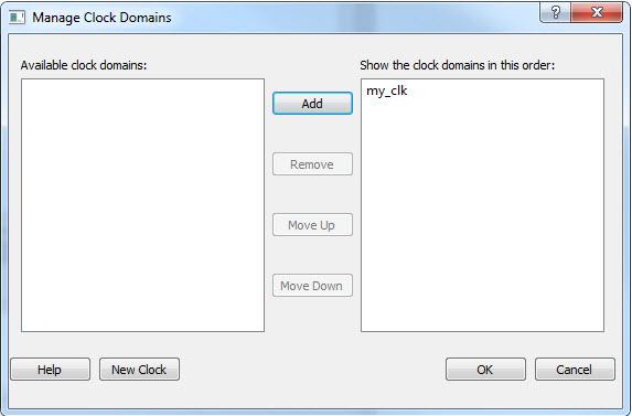 Managing Clock Domains In SmartTime, timing paths are organized by clock domains. By default, SmartTime displays domains with explicit clocks.