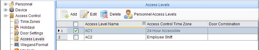 Exporting Personnel Data to Device.