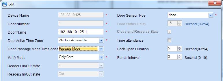Create a new Time Zone with the hours you want the door to be unlocked.
