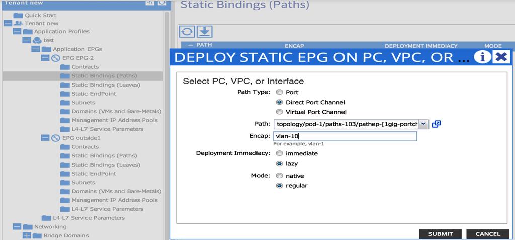 Mapping an EPG