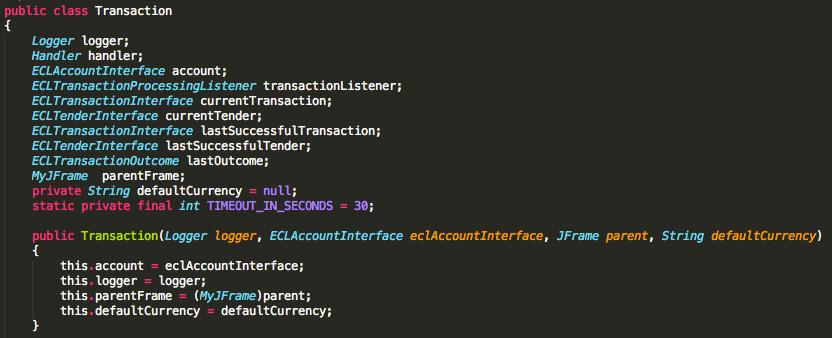 zip to see the actual code. The majority of the transaction code is in Transaction.java.