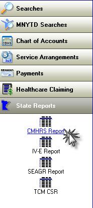 Step by Step Navigation View CMHRS Reports To Access CMHRS Reports: 1.