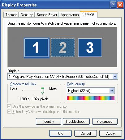 Using Multi-Screen Display 27 C Click "Display properties". E Drag the displayed monitor icon and place it where desired.