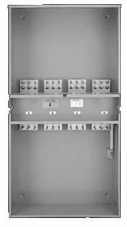 J NEMA 3R rated J G90 galvanized steel J ANSI 61 paint Restrictions for 1600-2400amp type WTB Power Mod Tap Boxes: When the 1600, 2000, or 2400amp tap boxes are used as service entrance equipment